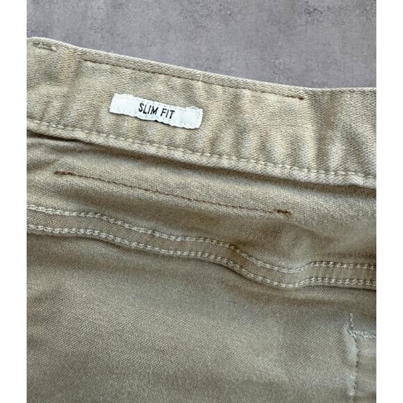 Todd Snyder Stretch 5-Pocket Chino Pants Mens 34x34 Tan Casual Slim Fit - Picture 6 of 14